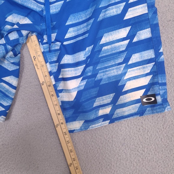Oakley Boardshorts Mens 31 Blue Swim Trunks‎ Surf - Picture 12 of 14